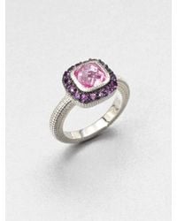 Judith Ripka | Pink Semiprecious Multistone Ring | Lyst
