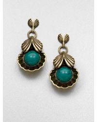 Giles & Brother | Blue Circe Turquoise Drop Earrings | Lyst