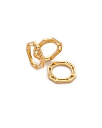 Tory Burch | Metallic Audrina Octagon Stacking Rings | Lyst