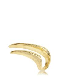 Bjorg | Metallic Howling At The Moon Double Claw Ring | Lyst