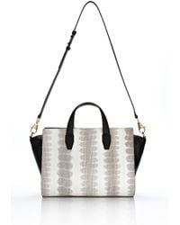 Alexander Wang | Metallic Pelican Satchel in Ion Laminated Snake with Gold | Lyst