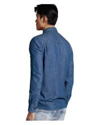 denim shirt mens h&m