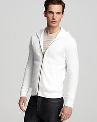 Theory | White Humphreys Hoodie for Men | Lyst