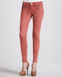 true religion orange jeans