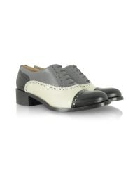 Fratelli Rossetti | Nagoya Black White and Gray Wingtip Oxford | Lyst