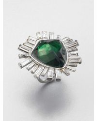 Alexis Bittar | Green Tourmaline Starburst Ring | Lyst