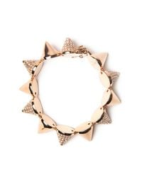 Eddie Borgo | Metallic Alternating Pave Cone Bracelet | Lyst