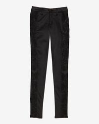 Rag & Bone Black Exclusive Floral Embroidery Skinny