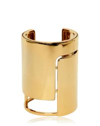 Lanvin | Metallic Oracle Brass Cuff | Lyst