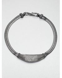 Giles & Brother | Metallic Hippolyta Collar Necklace | Lyst