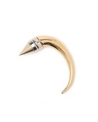 Givenchy | Metallic Magnetic Horn Earring | Lyst