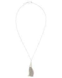 Eddie Borgo | Metallic Pave Cone Tassel Necklace | Lyst