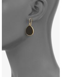Ippolita | Black Onyx & 18k Gold Teardrop Earrings | Lyst