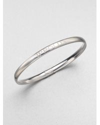 Ippolita | Metallic Signature Sterling Silver Bangle Bracelet | Lyst