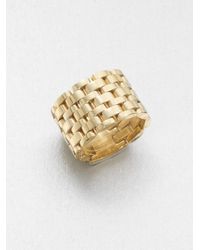 Michael Kors | Metallic Link Ring | Lyst