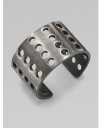 Kelly Wearstler | Metallic Perforated Cuff Bracelet | Lyst