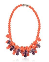 EK Thongprasert | Orange Stone Embellished Necklace | Lyst
