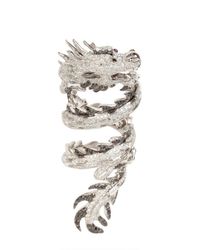 Elise Dray | White Dragon Articulated Ring | Lyst