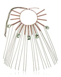 Halaby | Metallic Samurai Capsule Necklace | Lyst