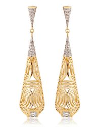 Lara Bohinc | Metallic Tatjana Drop Earrings | Lyst