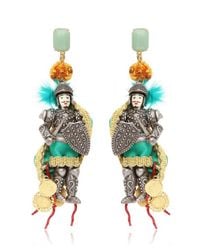 Dolce & Gabbana | Multicolor Pupo Siciliano Clip On Earrings | Lyst