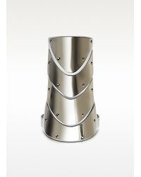 Giuseppe Zanotti - Metallic Brass and Nappa Leather Cuff Bracelet - Lyst