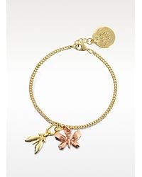 Patrizia Pepe | Metallic Precious Fly Two Tone Metal Bracelet | Lyst