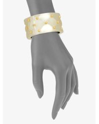 Alexis Bittar | Studded Lucite Bracelet | Lyst