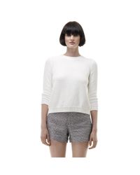 club monaco white sweater