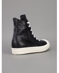 rick owens leather ramones high