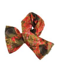 McQ Red Rose Petal Scarf