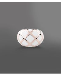 Emporio Armani | Metallic Ring In Steel And Resin | Lyst