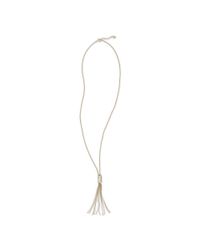 Club Monaco | Metallic Ashley Tassel Necklace | Lyst
