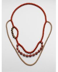 FLorian | Layered Bead Necklace | Lyst