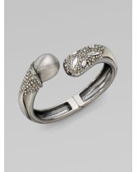 Alexis Bittar | Metallic Shellpearl Capped Bracelet | Lyst