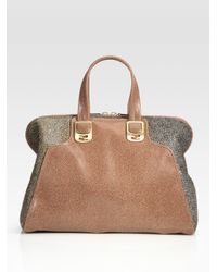 Fendi | Brown Chameleon Calf Hair Bag | Lyst