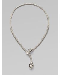 John Hardy | Metallic Black Sapphire and Sterling Silver Necklace | Lyst