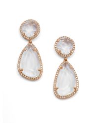 KC Designs | Metallic Diamond Topaz Drop Earrings | Lyst