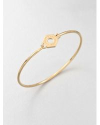 Marc By Marc Jacobs | Metallic Skinny Bolt Nut Bangle Bracelet | Lyst