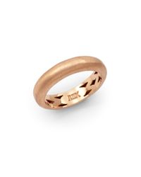Adami & Martucci | Metallic Brushed Stack Ringrose Goldplated | Lyst