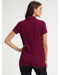Burberry Brit | Purple Jersey Polo | Lyst
