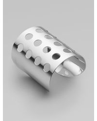 CC SKYE | Metallic Perforated Cuff Bracelet | Lyst