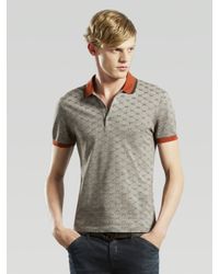 Gucci | Brown Gg Polo for Men | Lyst