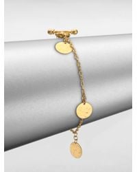 Gurhan | Metallic Lush 24k Yellow Gold Flake Charm Bracelet | Lyst