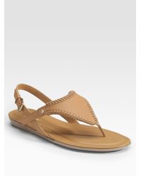 Tod's | Brown Nuovo Matisse Thong Sandals | Lyst
