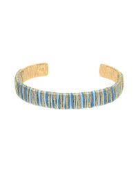 Aurelie Bidermann | Metallic Bangle Wrapped with Thread | Lyst