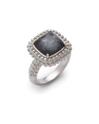 Di Modolo | Metallic Hematite Textured Ring | Lyst