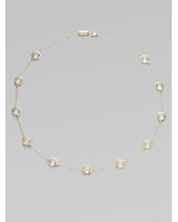 Ippolita | Metallic Clear Quartz 18k Gold Necklace | Lyst