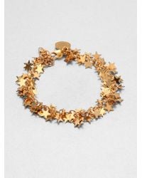 Stella McCartney | Metallic Star Charm Bracelet | Lyst