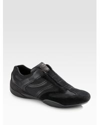 BOSS Orange | Black Slip-on Sneakers for Men | Lyst
